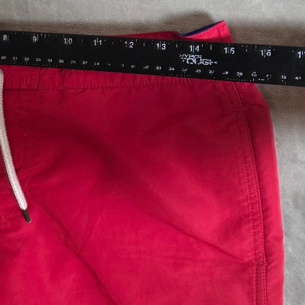 Polo Ralph Lauren Swim‎ Trunks Boys XL 18-20 Red Big Pony Mesh Lined RN 41381